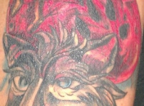my tribute to Sherrilyn, its still healing and needs to be touched up but I love this tat