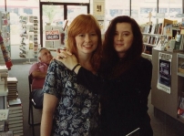 Red Kim and I at my first signing