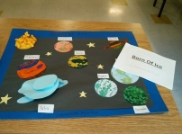Mary Supak and her a reading response map on Born of Ice