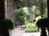 Typical New Orleans courtyard