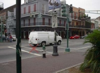 Where Julian saved the boy from being hit by car.