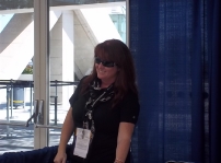 Sherri at the frist signing at Comic Con 2011