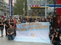 April 2012 - Meeting of SK fans in Argentina! Te queremos mucho!!! Gracias por todo lo que nos das con tus historias!